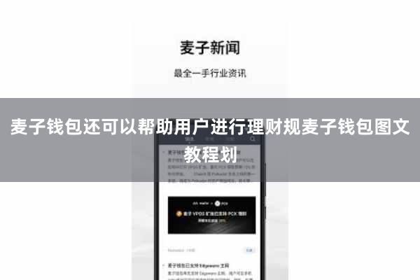 麦子钱包还可以帮助用户进行理财规麦子钱包图文教程划